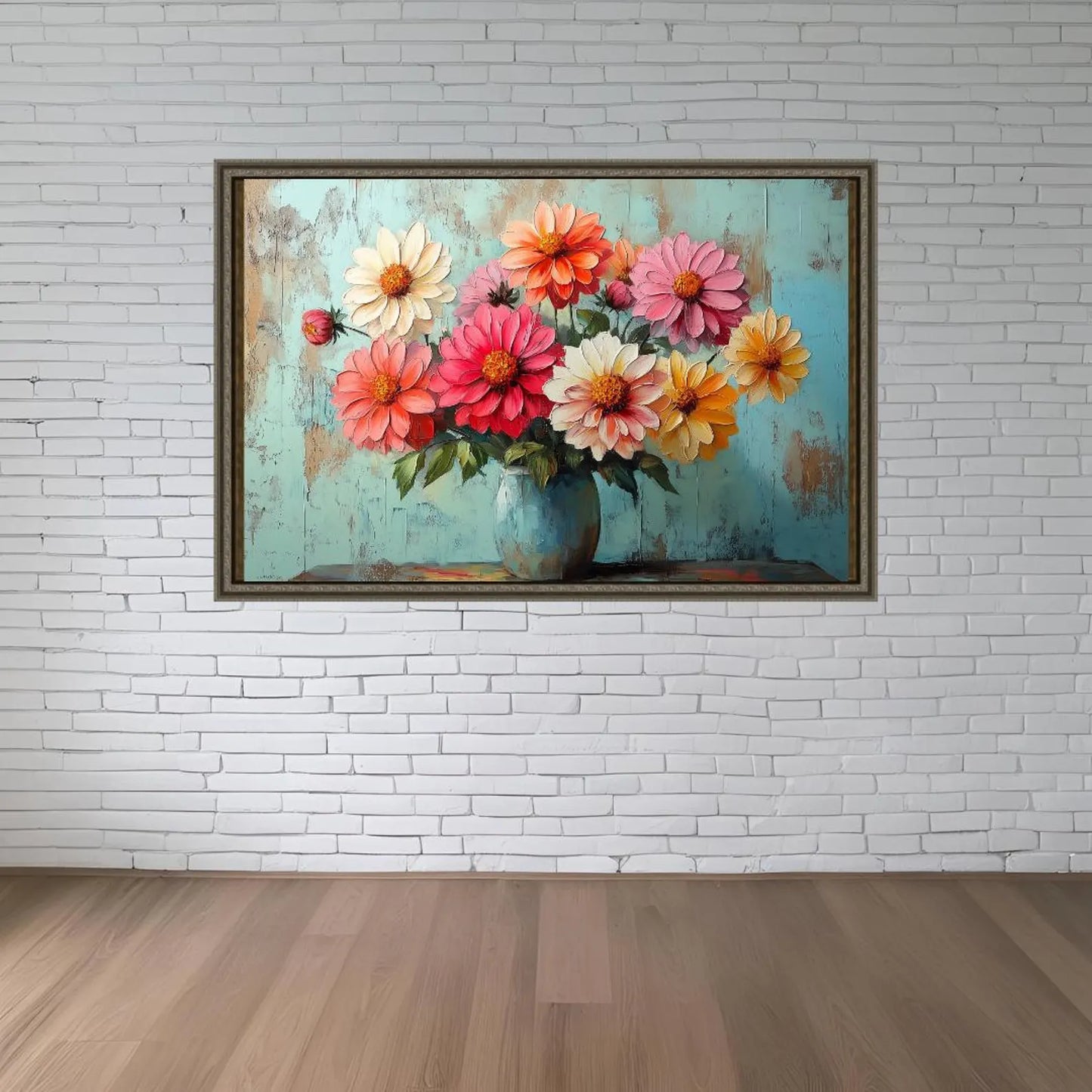 Dahlia Dreams | Bouquet of Dahlia Flowers | Printable Wall Art