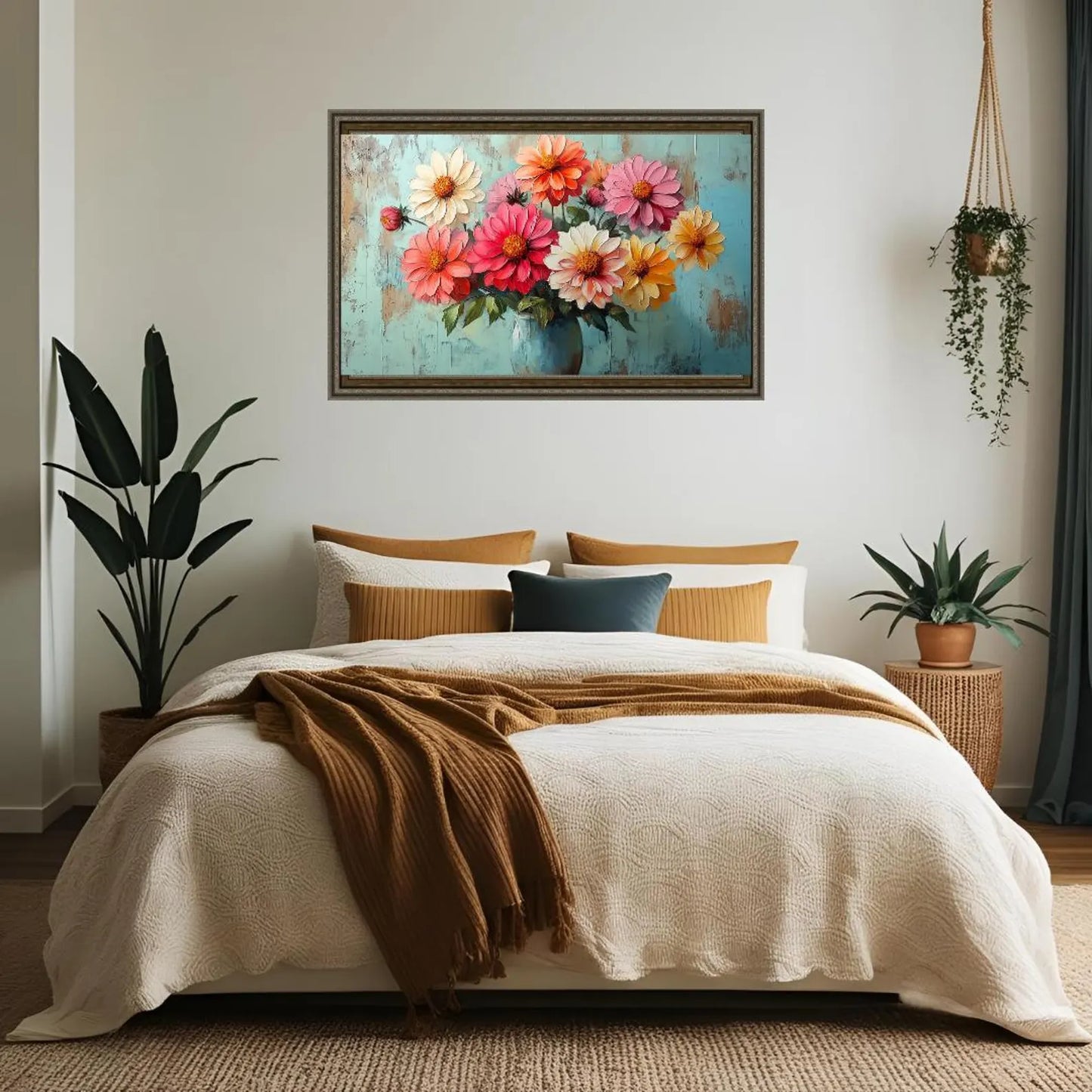 Dahlia Dreams | Bouquet of Dahlia Flowers | Printable Wall Art